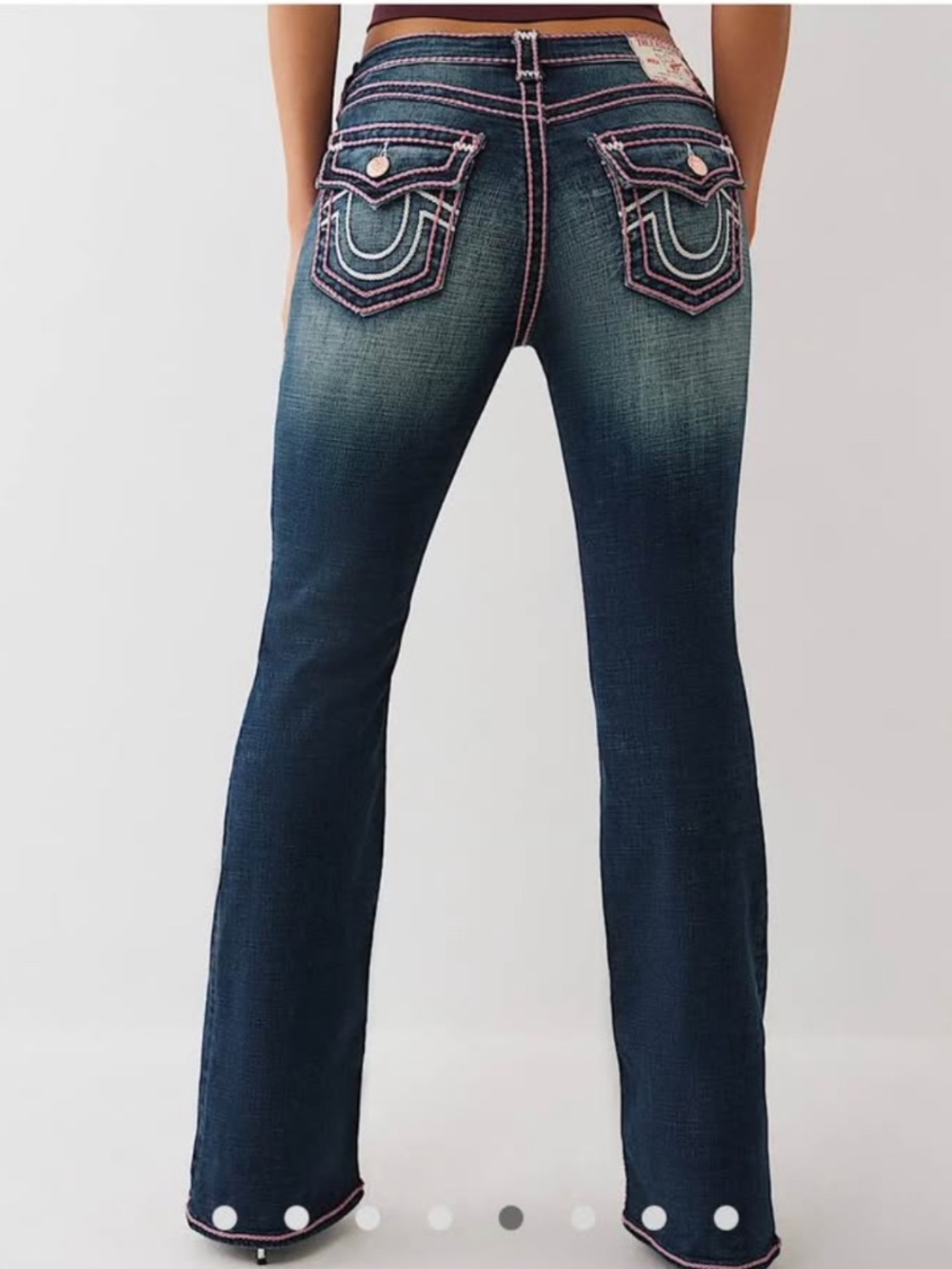 Becca Mid Rise Rope Stitch Bootcut Jean - Picture 1 of 5